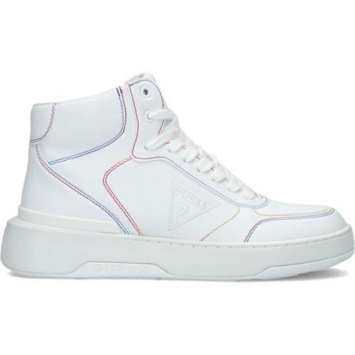 Hoge Top Sneakers Maega Guess , White , Dames