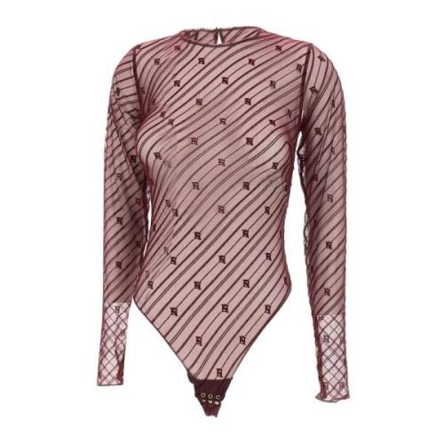 Rode Top Elisabetta Franchi , Red , Dames