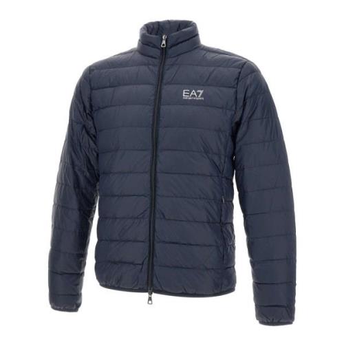 Stijlvolle Jassen voor Mannen Emporio Armani EA7 , Blue , Heren