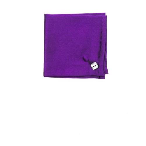 Swarovski Knoop Pochette en Stropdassen Billionaire , Purple , Heren