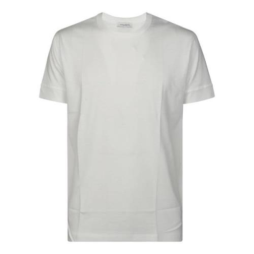 Klassieke Basis T-shirt Paolo Pecora , White , Heren