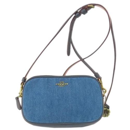 Pre-owned Denim shoulder-bags Coach Pre-owned , Blue , Dames