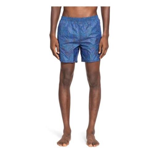 Blauwe Grafische Actieve Shorts met Zakken True Tribe , Blue , Heren