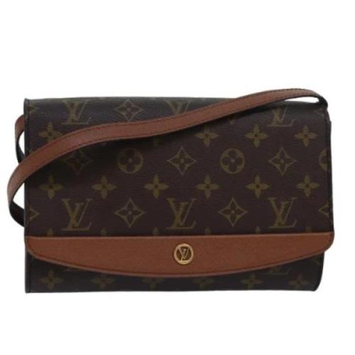 Pre-owned Canvas louis-vuitton-bags Louis Vuitton Vintage , Brown , Da...