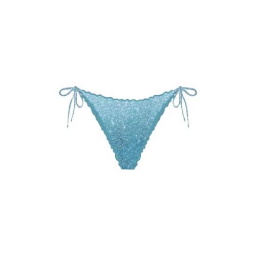 Braziliaanse Lurex Bikini MC2 Saint Barth , Blue , Dames