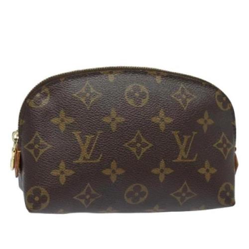 Pre-owned Canvas pouches Louis Vuitton Vintage , Brown , Dames