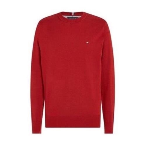 1985 Crew Neck Sweater Tommy Hilfiger , Red , Heren