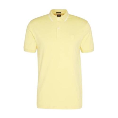 Heren Polo Passertip Hugo Boss , Yellow , Heren