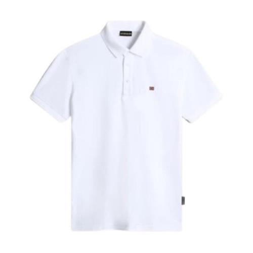 Heren Eolanos 3 Polo Shirt Napapijri , White , Heren