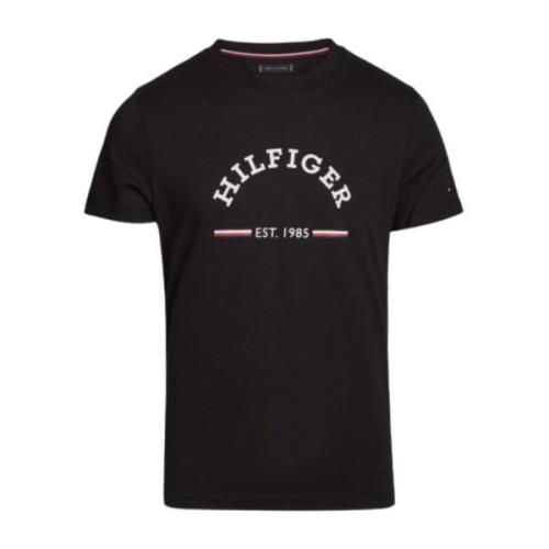 Heren RWB Arch Grafisch T-shirt Tommy Hilfiger , Black , Heren