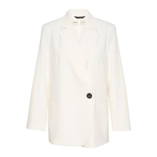 Witte Blazer Jas Whisper Stijl InWear , White , Dames