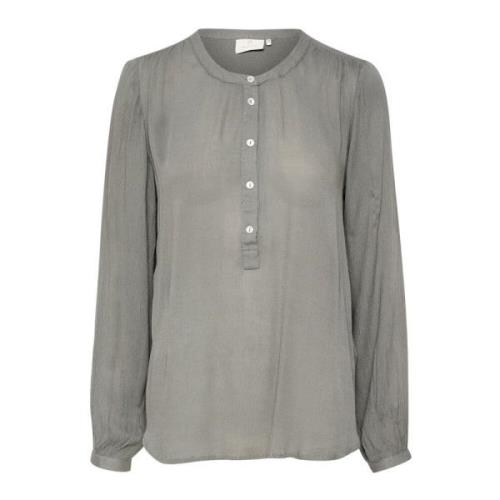 Blouse met pofmouwen Smoked Pearl Kaffe , Gray , Dames