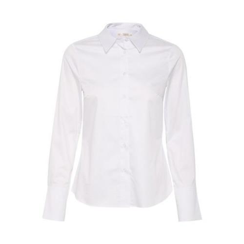 Witte Stretch Shirt Cally IW InWear , White , Dames