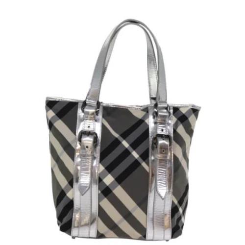 Pre-owned Fabric handbags Burberry Vintage , Gray , Dames