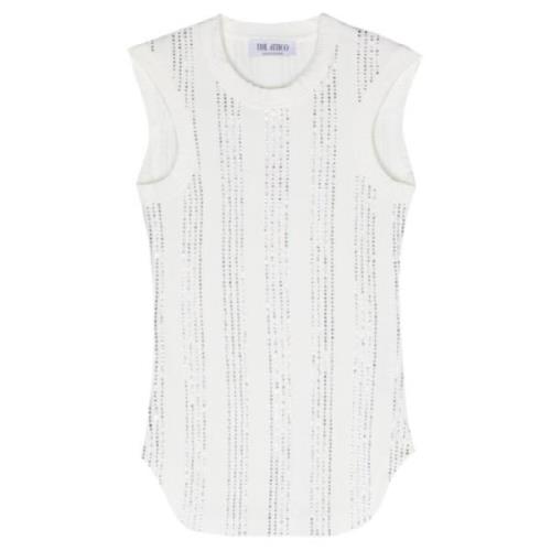 Witte Tanktop voor Vrouwen The Attico , White , Dames