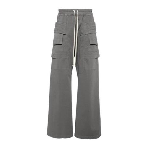 Cargo Drawstring Stone Broek Rick Owens , Gray , Dames