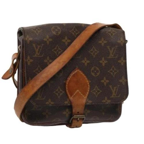 Pre-owned Canvas louis-vuitton-bags Louis Vuitton Vintage , Brown , Da...