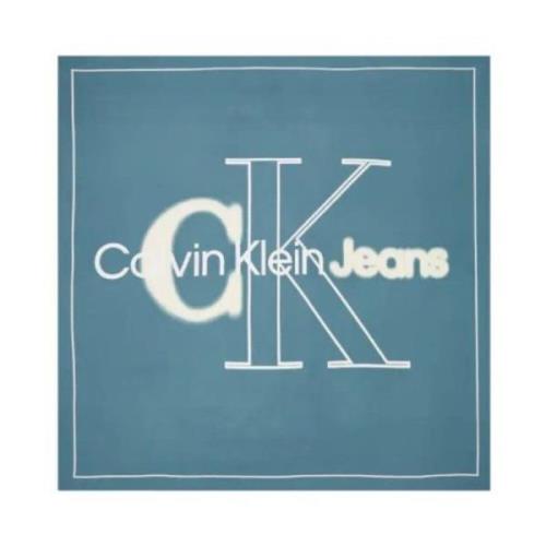 Cut Out Monolo Sjaal voor Vrouwen Calvin Klein , Blue , Dames