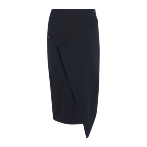 Midi Skirts Calvin Klein , Black , Dames