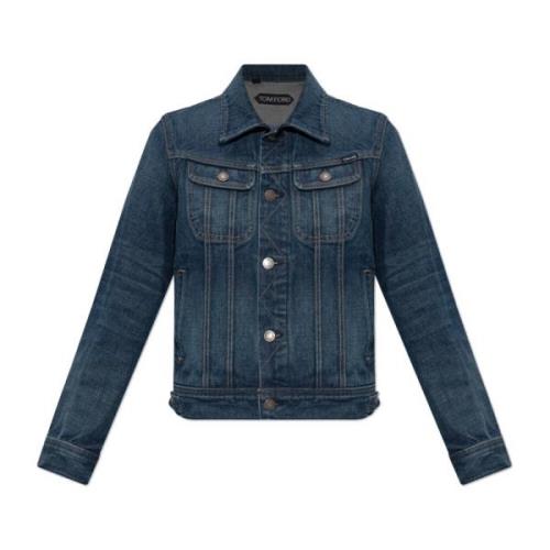 Denim jas Tom Ford , Blue , Dames