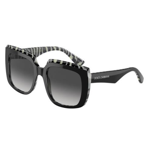 Mode Zonnebril Zwart Grijs Verloop Dolce & Gabbana , Black , Dames