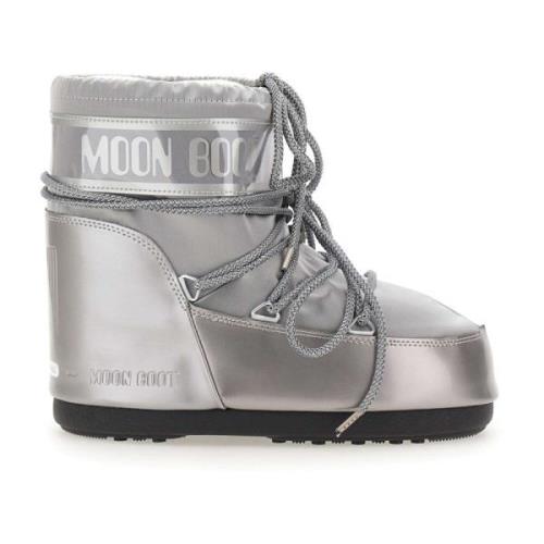 Zilveren Winterlaarzen Moon Boot , Gray , Dames