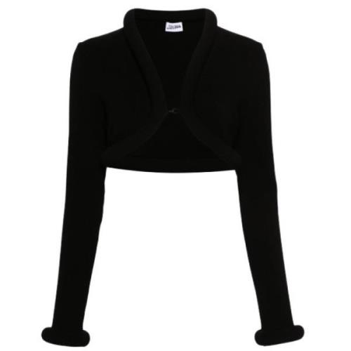 Zwarte Viscose Cardigan met Schuimdetail Jean Paul Gaultier , Black , ...