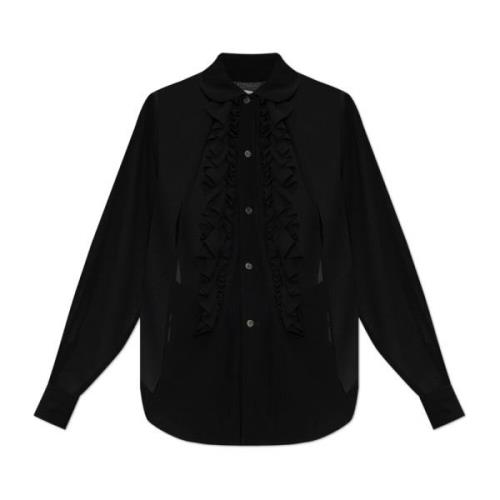 Transparante Shirt Comme des Garçons , Black , Dames