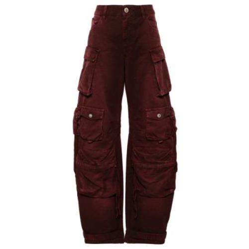 Cargo Broek Rood/Bourgondië The Attico , Red , Dames