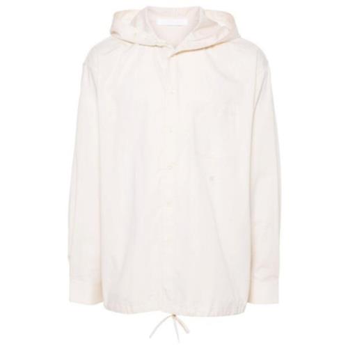 Vanilla Hoodie Shirt Helmut Lang , Beige , Heren