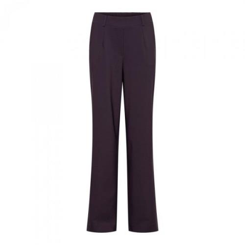 Bordeaux Slim Fit Broek &Co Woman , Purple , Dames