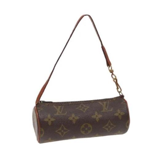 Pre-owned Canvas pouches Louis Vuitton Vintage , Brown , Dames