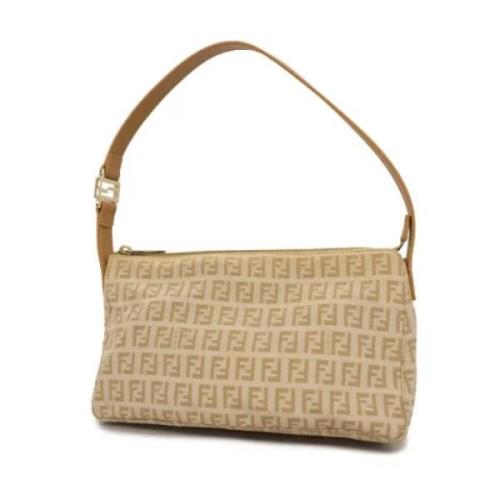 Pre-owned Nylon fendi-bags Fendi Vintage , Beige , Dames