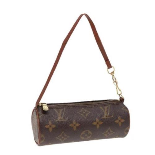 Pre-owned Canvas pouches Louis Vuitton Vintage , Brown , Dames