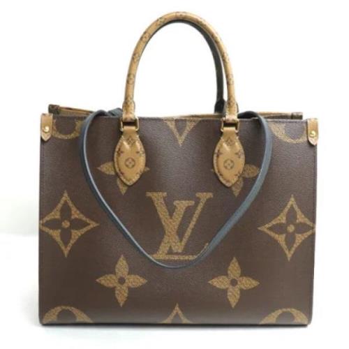 Pre-owned Fabric louis-vuitton-bags Louis Vuitton Vintage , Brown , Da...