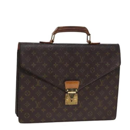 Pre-owned Canvas louis-vuitton-bags Louis Vuitton Vintage , Brown , Da...