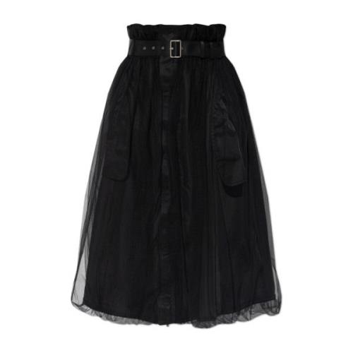 Omkeerbare rok Comme des Garçons , Black , Dames