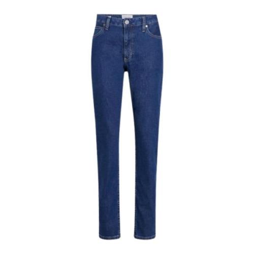 Slim Mid Blue Jeans voor Vrouwen Calvin Klein , Blue , Dames