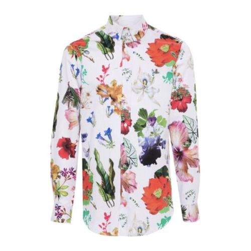 Bloemen knoopshirt Vivienne Westwood , Multicolor , Heren