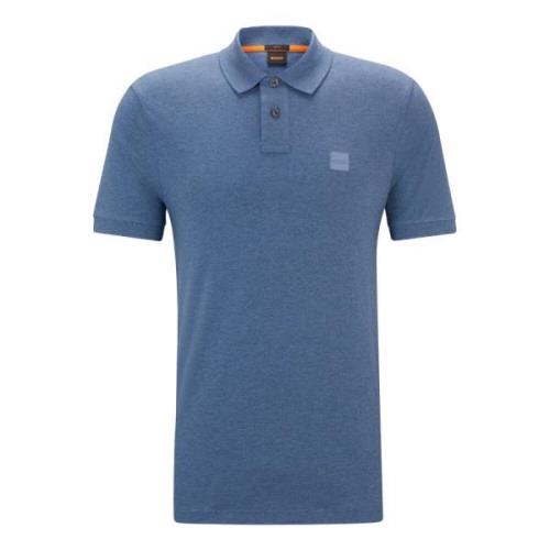 Polo Shirt Comfortabel Stijlvol Functioneel Klassiek Boss , Blue , Her...