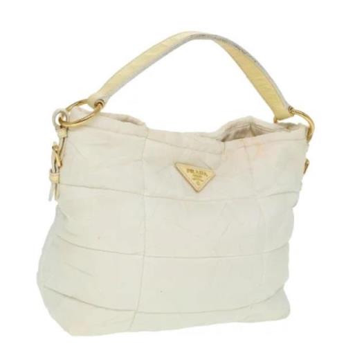 Pre-owned Nylon prada-bags Prada Vintage , White , Dames