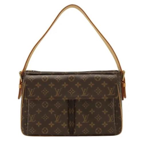 Pre-owned Canvas louis-vuitton-bags Louis Vuitton Vintage , Brown , Da...