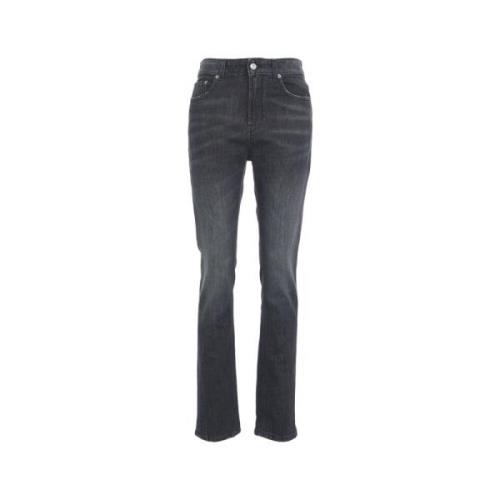 Ballet Jeans met Logo Details Department Five , Gray , Dames