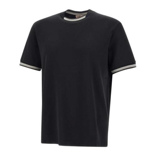 Zwarte T-shirts en Polos Herno , Black , Heren