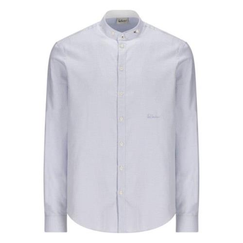 Elegante Zwarte Shirt Luis Trenker , Blue , Heren