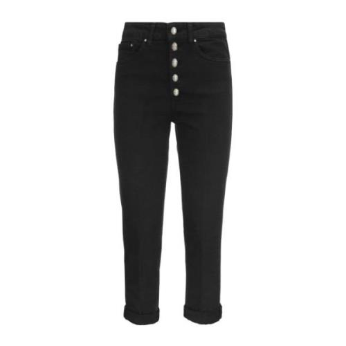 Trendy Koons Jeans Dondup , Black , Dames