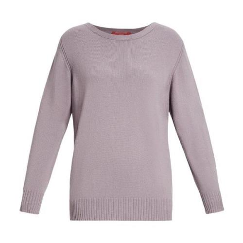 Elegante Kasjmier Gebreide Kleding Marina Rinaldi , Purple , Dames