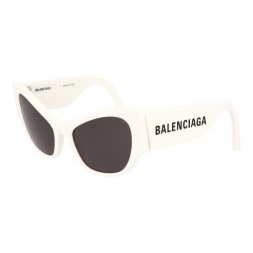 Zonnebril met Onregelmatige Vorm Balenciaga , White , Dames