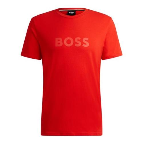 Biologisch katoenen heren T-shirt Boss , Red , Heren