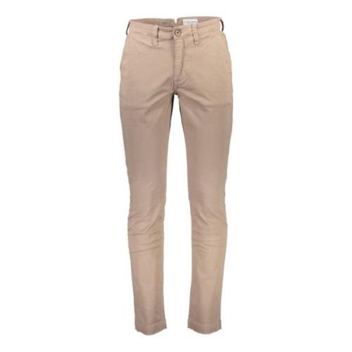 Beige Katoenen Jeans & Broek, 5-Pocket U.s. Polo Assn. , Beige , Heren